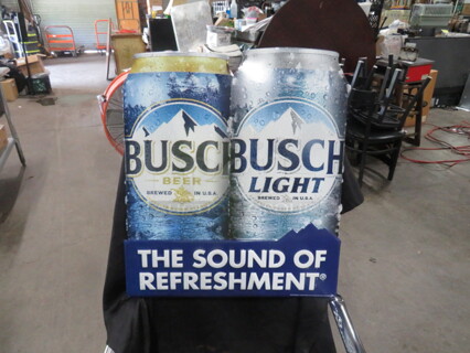 One Busch/Busch Light Tin Sign.