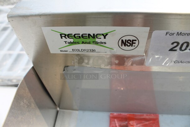 BRAND NEW SCRATCH AND DENT! Regency 600LDR2336 Commercial Stainless Steel  Five-Tiered Liquor Display Rack - Image 2 of 5