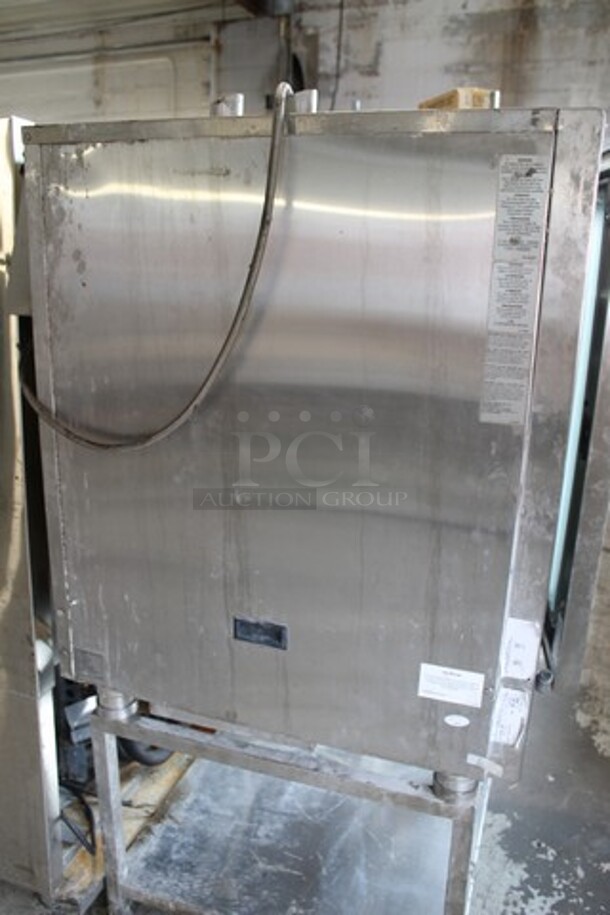 LATE MODEL! Alto Shaam CTP10-10E Stainless Steel Commercial Electric Powered Combitherm Convection Oven on Stainless Steel Equipment Stand. 208-240 Volts, 3 Phase. - Image 8 of 10