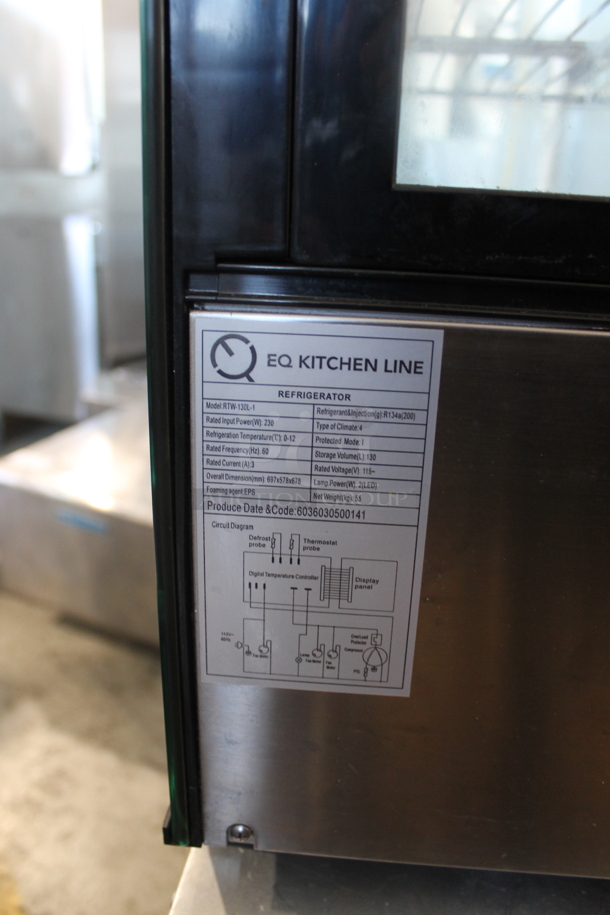 Newbel RTW-130L-1 Stainless Steel Commercial Countertop Refrigerated Display Case Merchandiser. 115 Volts, 1 Phase. Tested and Powers On But Does Not Get Cold - Image 4 of 5