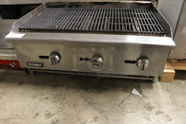 Patriot FMECTC-36/NG Stainless Steel Commercial Countertop Natural Gas Powered Charbroiler Grill. 90,000 BTU. - Image 3 of 5