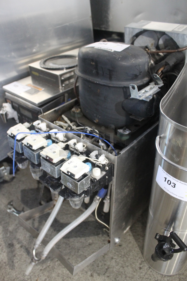 Metal Commercial 4 Flavor Carbonated Beverage Machine. - Image 3 of 4