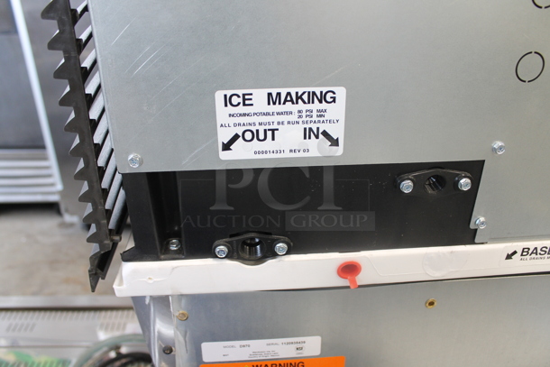 BRAND NEW SCRATCH AND DENT! 2023 Manitowoc IYT1500A-261A Stainless Steel Commercial Ice Head on Commercial Ice Bin. 208-230 Volts, 1 Phase.  - Image 11 of 12