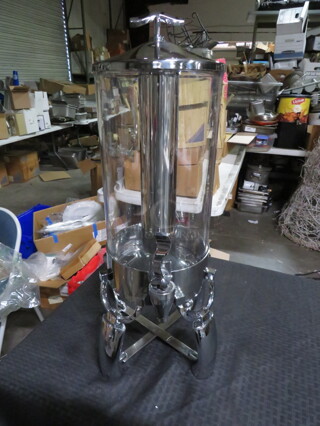One NEW Vollrath Stainless Steel 8 Quart Cold Beverage Dispenser. #4635810