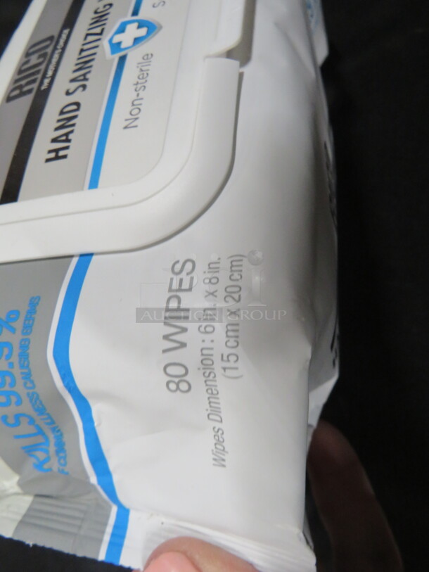 NEW Package Of 80 Sanitizing Wipes. 12XBID - Image 2 of 2