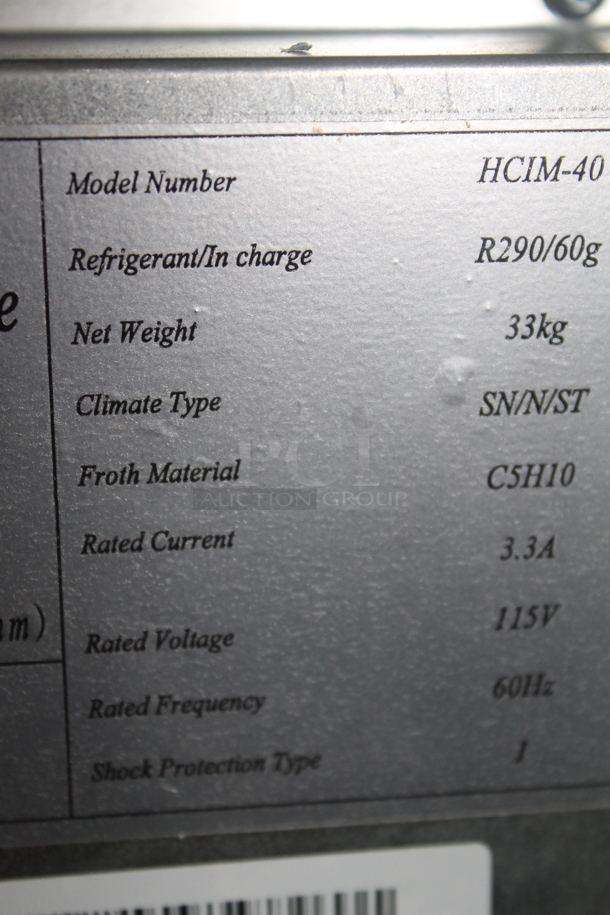BRAND NEW! Hoocoo HCIM-40 Stainless Steel Commercial Self Contained Ice Machine. 115 Volts, 1 Phase. - Image 6 of 6