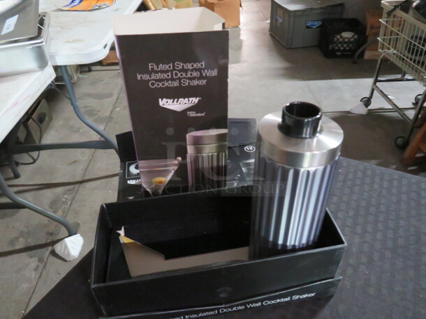 One NEW Vollrath 12oz Double Wall Cocktail Shaker.   - Image 1 of 1