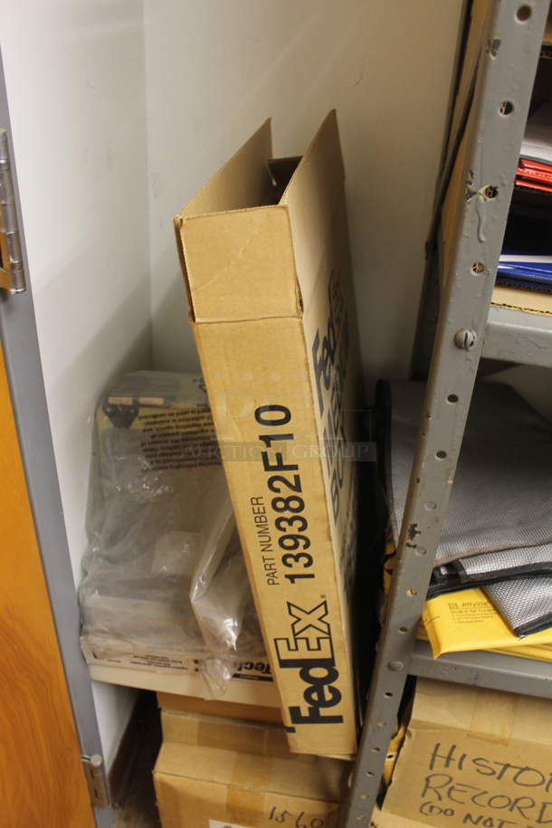 ALL ONE MONEY! ROOM LOT of Various Items Including Tables, Metal Shelving, Office Chair and Computer. BUYER MUST REMOVE. - Image 12 of 12