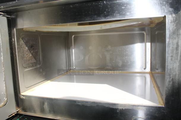 Panasonic NE-1757R Commercial Stainless Steel Electric Countertop Microwave Oven. 250 Volt 1 Phase - Image 3 of 6
