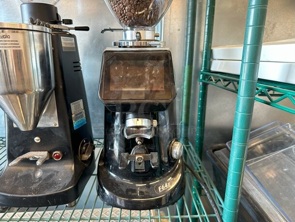 Fiorenzato F64 E Metal Commercial Countertop Espresso Bean Grinder. 110-120 Volts, 1 Phase. Tested and Working! - Image 2 of 5
