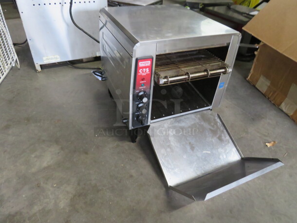 One Waring CTS Conveyor Toaster. Model# CTS1000B. 208 Volt. 16X17X16 - Image 2 of 2
