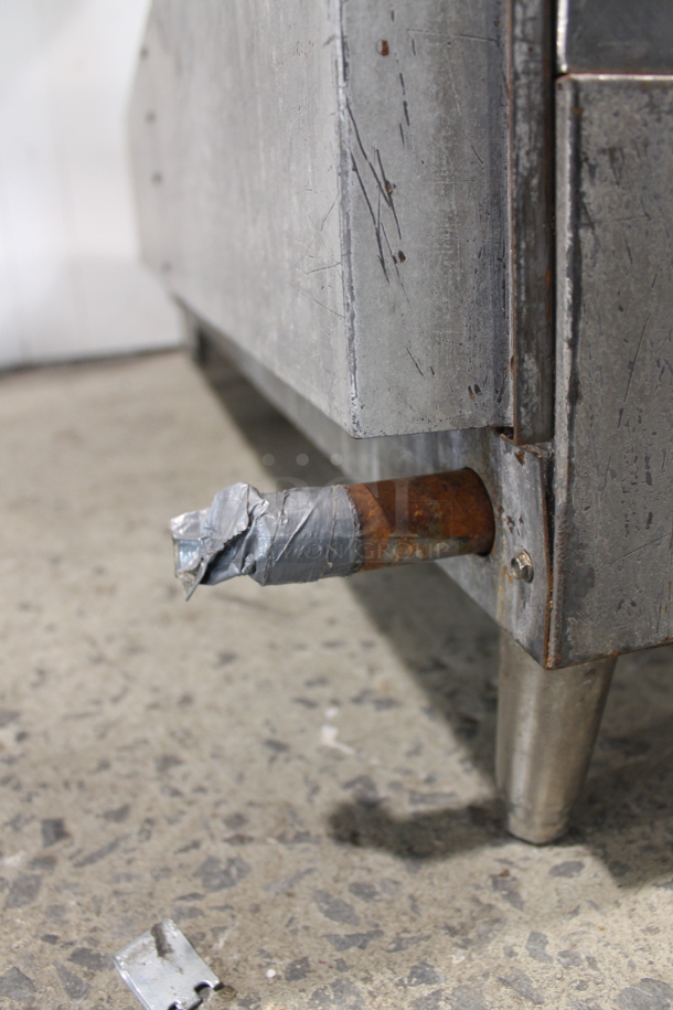 Star Max Stainless Steel Commercial Countertop Natural Gas Powered Flat Top Griddle.  - Image 6 of 7