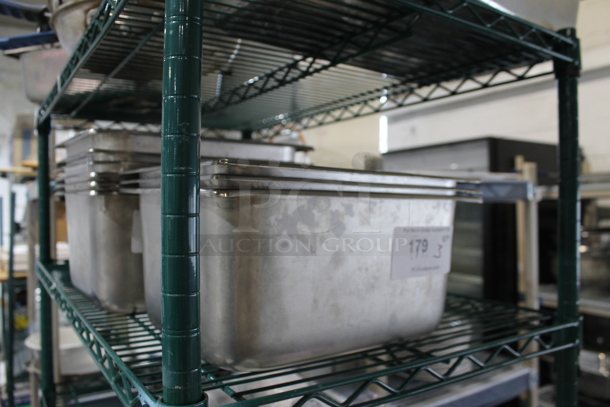 3 Stainless Steel 1/2 Size Drop In Bins. 1/2x6. 3 Times Your Bid! - Image 2 of 3