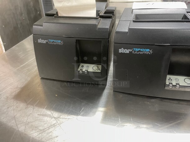 Working! Star Micronics® TSP100III TSP143IIIW GRY US Direct Thermal Receipt Printer, USB/Wireless LAN, Gray - Image 2 of 7