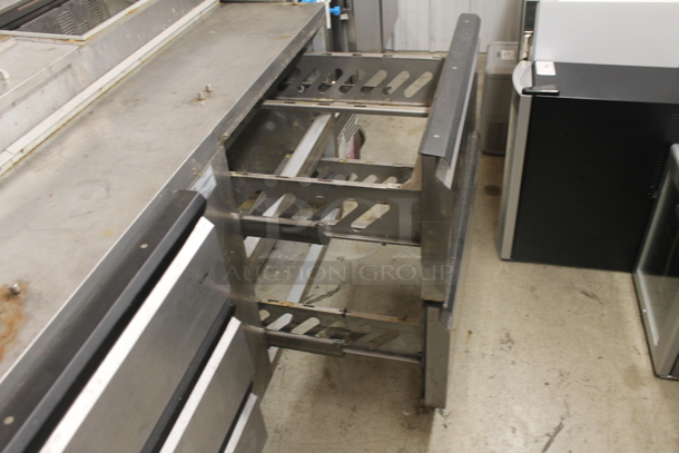 Silver King Commercial Stainless Steel Pizza Prep Table With 5 Pull Out Drawers. Cannot Test Due To Missing Power Cord - Image 7 of 8