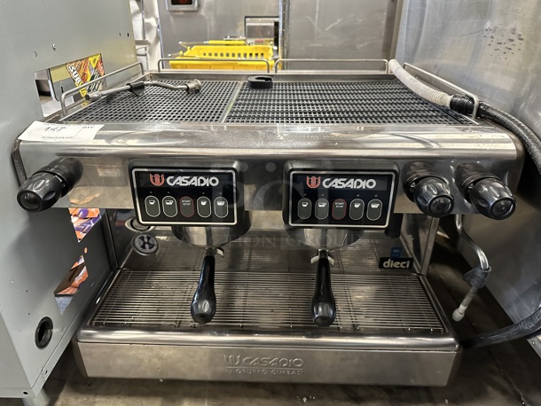 2013 Casadio Stainless Steel Commercial Countertop 2 Group Espresso Machine. 208/240 Volts, 1 Phase.  - Image 5 of 6