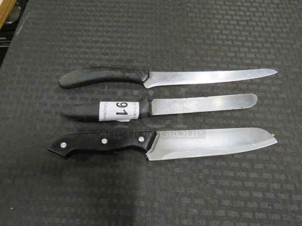 Assorted Chef Knife. 3XBID - Image 1 of 1