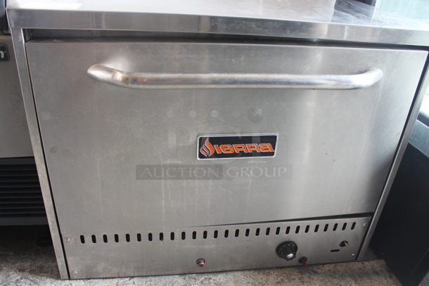 Sierra Stainless Steel Commercial Countertop Gas Powered Pizza Oven w/ Cooking Stones and Thermostatic Controls. - Image 3 of 11