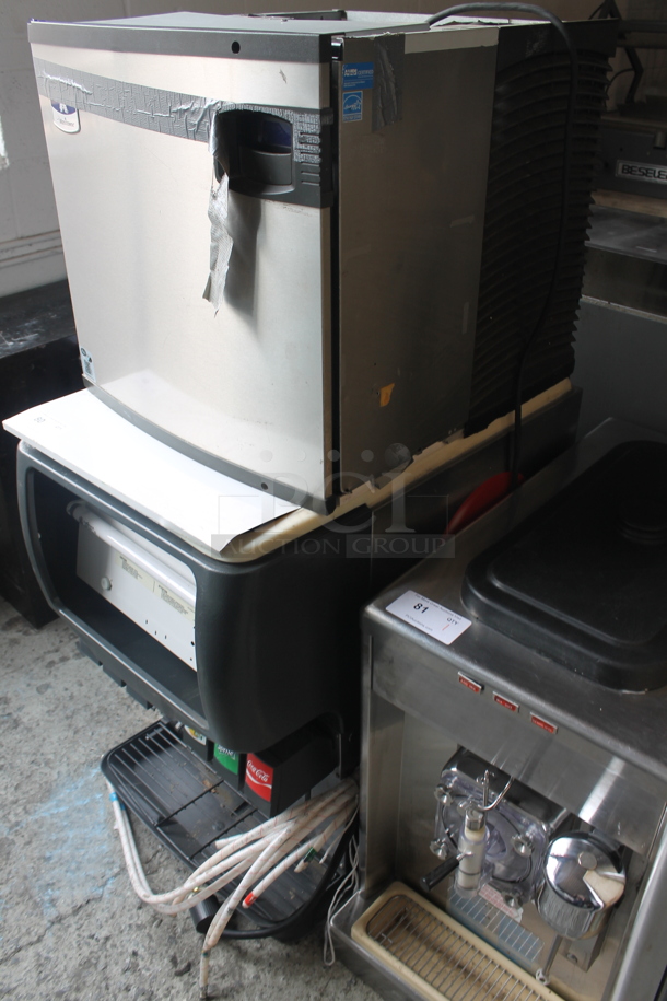 2011 Manitowoc IY0524A-161X Stainless Steel Commercial Ice Machine on Stainless Steel Commercial Countertop 6 Flavor Carbonated Beverage Machine. 115 Volts, 1 Phase. - Image 2 of 12