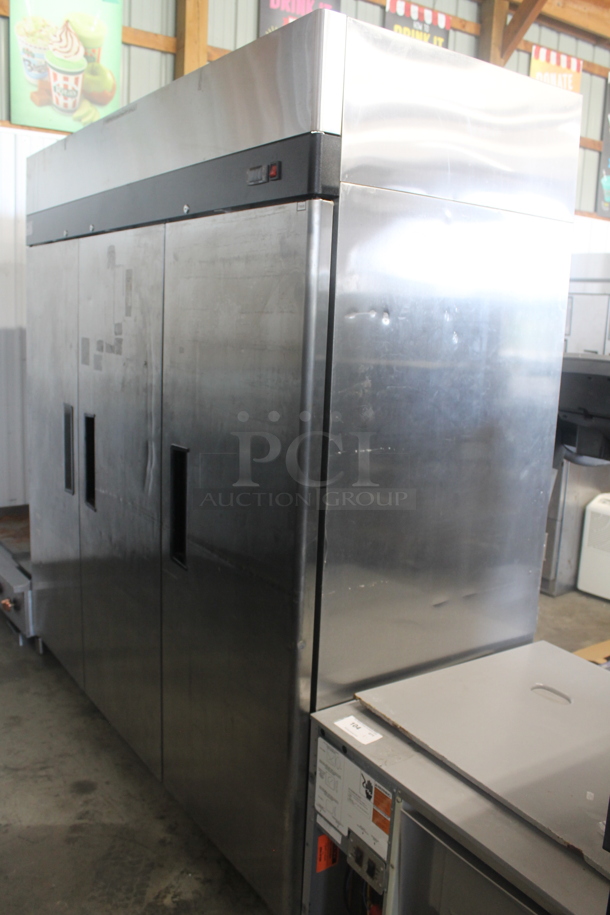 2017 Atosa MBF8003 Stainless Steel Commercial 3 Door Reach In Freezer w/ Poly Coated Racks. 115/208-230 Volts, 1 Phase. - Image 1 of 7