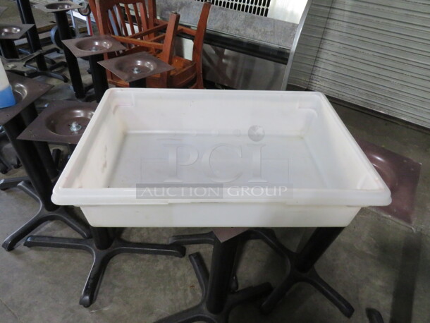 One 8.75 Gallon Food Storage Container.