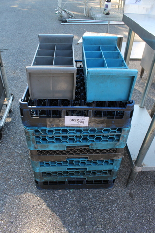 ALL ONE MONEY! Lot of Dish Caddies and Silverware Caddies.