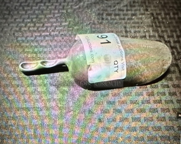 One 12oz Aluminum Ice Scoop.. - Image 1 of 1