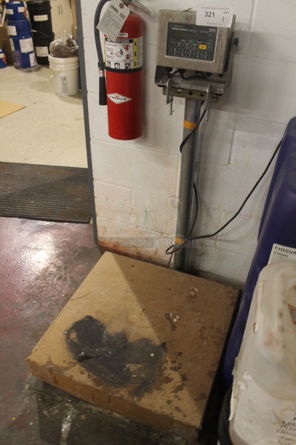 Weigh-Tronix WI-125 Metal Commercial Floor Style Scale. 115 Volts, 1 Phase.  - Image 3 of 5