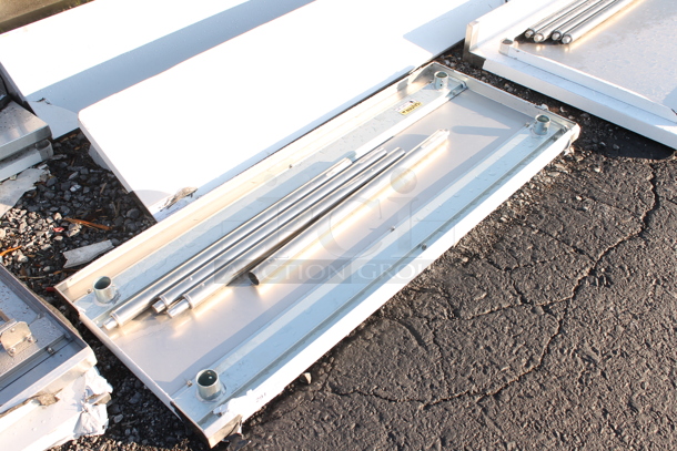 BRAND NEW SCRATCH AND DENT! Stainless Steel Tabletop and 4 Legs - Image 2 of 2