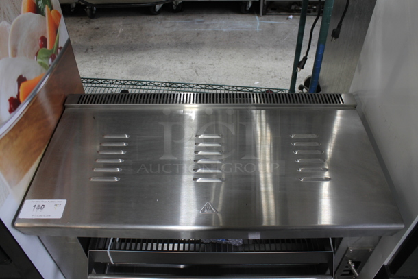 BRAND NEW SCRATCH AND DENT! Cooking Performance Group CPG 351S36SBL Stainless Steel Commercial Propane Gas Powered Salamander Broiler Cheese Melter. 36,000 BTU. - Image 3 of 6
