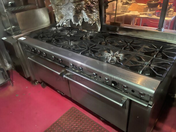 Working! Imperial 12 Burners with Two Ovens Commercial Range NSF Natural Gas Tested and Working! - Image 4 of 6
