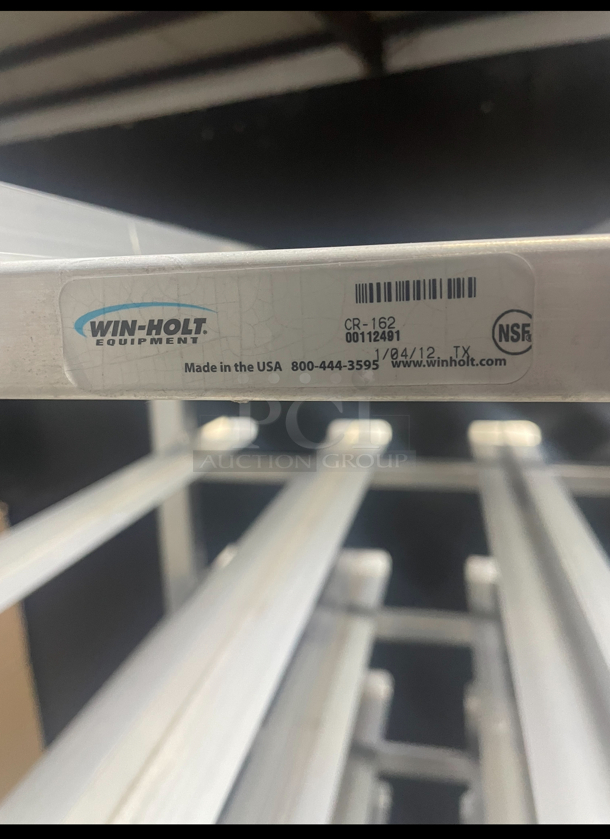 Winholt CR-162 Full Size Aluminum Stationary #10 and #5 Can Rack  - Image 2 of 3