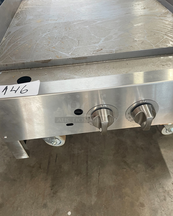 Thermostatic Nat Gas Griddle, Brand New - Image 3 of 5