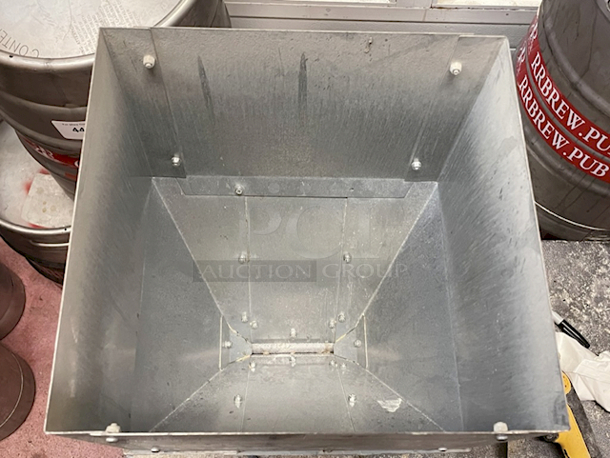 FOR THE HOME BREWER! Power Drill Driven Grain Mill On Cart With Commercial Casters.  - Image 2 of 3