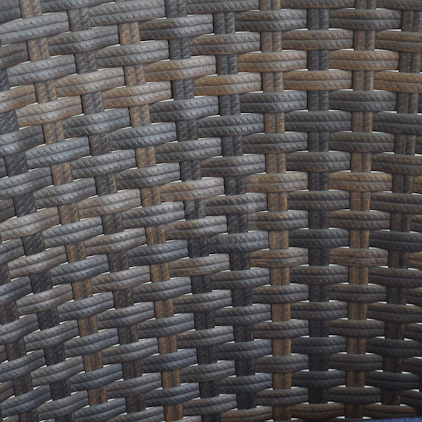 Mainstays Arlington Glen 5 Piece Outdoor Furniture Patio Leisure Set, Beige. Chair dimensions: 26.25" x 28.25" x 32"; 15.7 lbs.
Side table dimensions: 20" D x 19.25"; 6.37 lbs.
Ottoman dimensions: 19.5" x 19" x 12.5"; 8.86 lbs. - Image 6 of 11