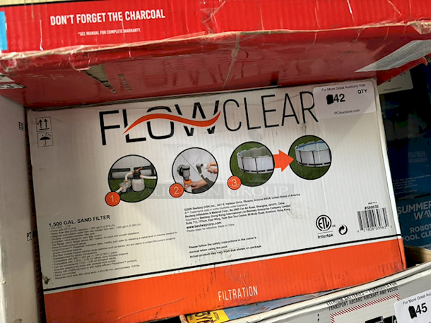 OUTSTANDING!! Bestway Corp Flowclear 1,500 Gal. Sand Filter Pump. Open The Box & It's Ready To Go!  - Image 3 of 7