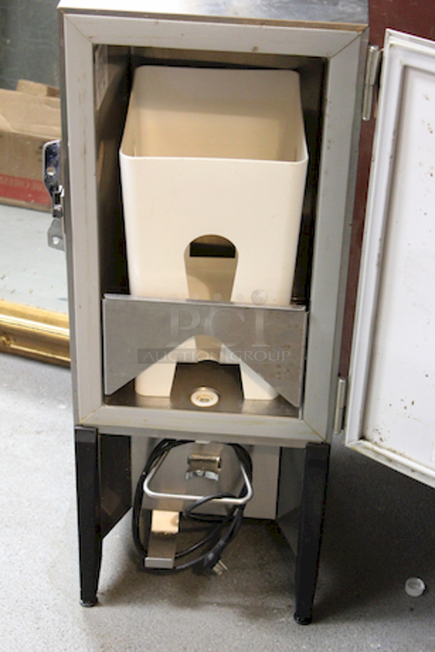 BEAUTIFUL! Silver King Single Valve Milk Dispenser With Platform SKMAJ1. In Working Order. 
15-1/2"W x 17-1/8"D x 39-1/2"H - Image 5 of 6