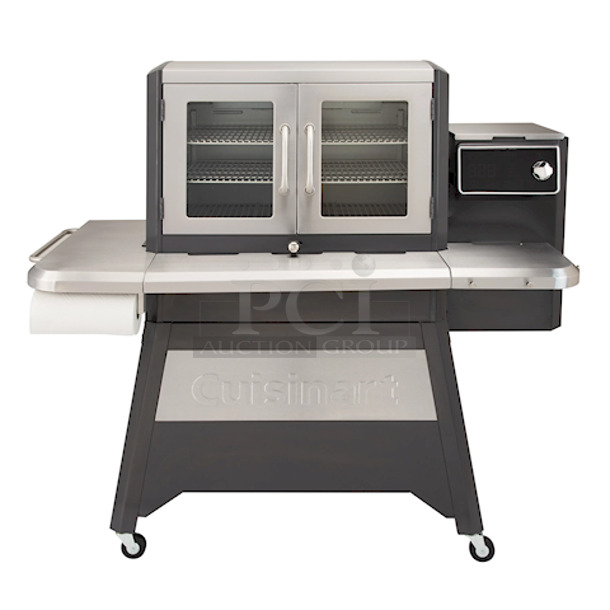 NEW IN THE BOX! Cuisinart Clermont Pellet & Grill Smoker. 
64.17 x 30.67 x 58.86 Inches - Image 6 of 9