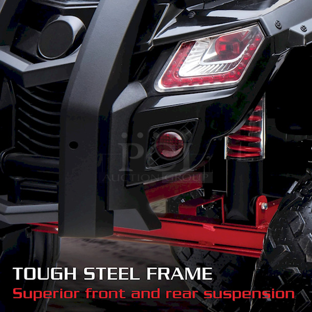 SUPER RAD! Huffy Torex ATV Kids 24V 4 Wheeler Electric Ride On Quad. Features: Full Steel Frame, LED Headlights, "No Puncture" Tires, Working Rear Dump Truck Bed, 24v Battery With Charger PLUS MORE!!  - Image 7 of 9