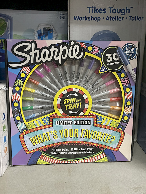MONSTER LOT OF KIDS TOYS! Poopsie Dancing Unicorn; Pixar Cars Scoot Racer; Nickelodeon Paw Patrol Pop-Up Pretend Table & Chairs – Converts To Command Station With Working Parts; Tabeoke Singing Machine; OMG Da Boss, Little Tikes – Tikes Tough – Workshop; Sharpie Limited Edition 30 Permanent Marker Spin Tray; Crayola 90yr of Mickey 18 Giant Coloring Pages; Nickelodeon Paw Patrol Chase & Marshall (2) Chair & Table Set; KidKraft Classic Rocking Chair - Image 7 of 10