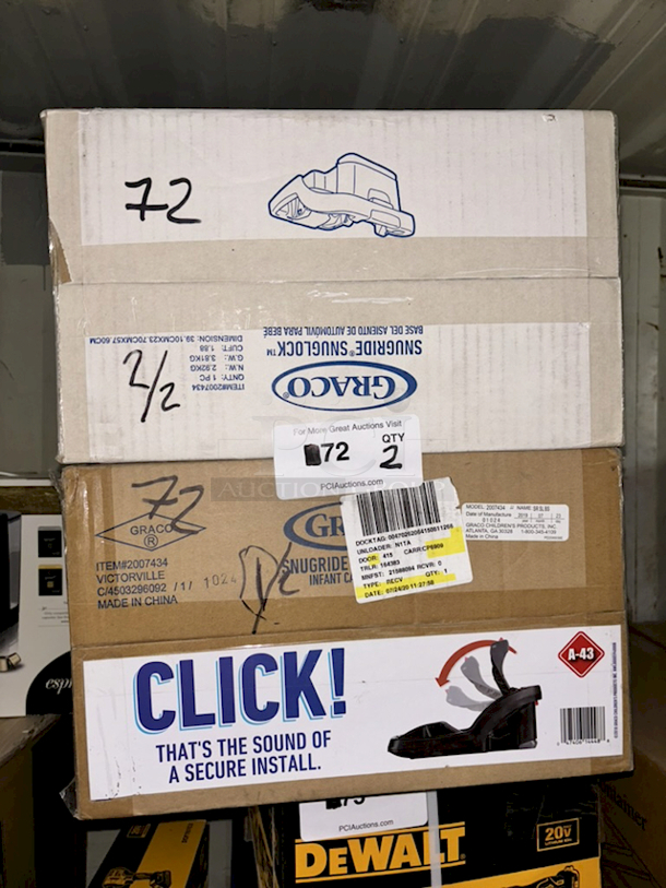 Graco SnugRide SnugLock Infant Car Seat Base, Black, 1 Per Box. 2x Your Bid - Image 4 of 4