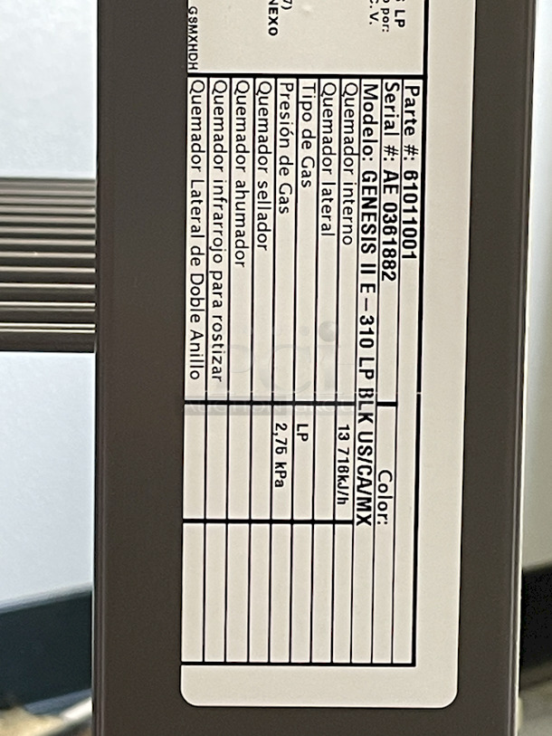 Weber Genesis II E-310 3 Burner Liquid Propane Grill, Black. iGrill 3 compatible - App Connected Thermometer (not Included), Porcelain-Enameled Cast-Iron Cooking Grates, 669 Square Inch Cooking Area - Image 12 of 12