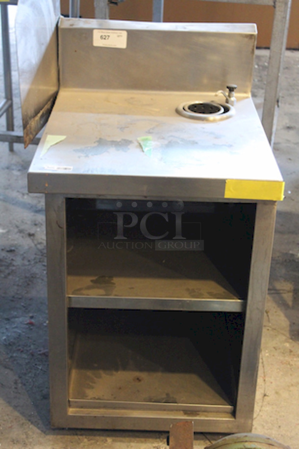 STAINLESS STEEL! Dipper Well With 2 Shelf Cabinet Base - Image 1 of 1