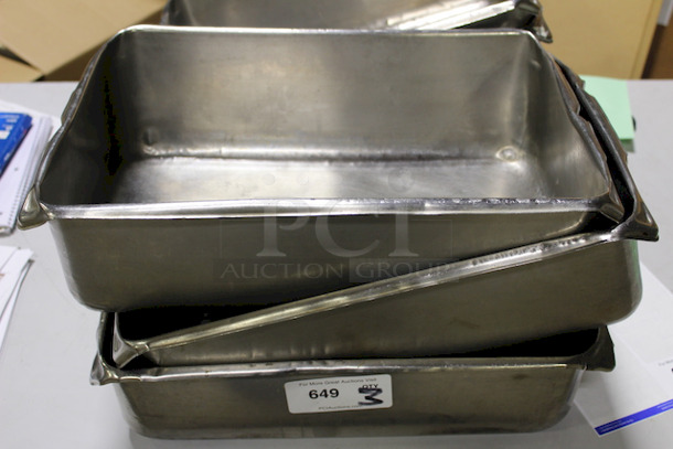 6" Deep Vollrath Full Size Hotel Pans, Stainless Steel. 3x Your Bid - Image 2 of 2