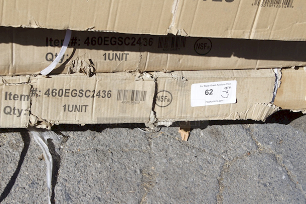BRAND NEW SCRATCH & DENT! Regency NSF Green Wire Security Cage - 24" x 36" x 61". In The Box. 3x Your Bid.  - Image 3 of 3