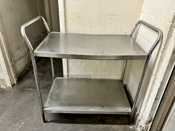 Stainless Steel Equipment Stand/Work Table With Handles and Under-Shelf - Image 5 of 5