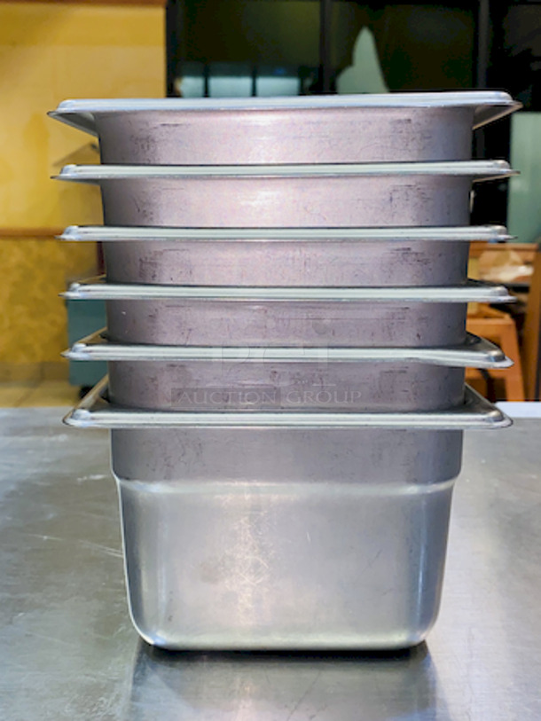 BEAUTIFUL! Set of (10) 1/6 Pans x 6" Deep.
7x6x6
6x Your Bid - Image 2 of 5