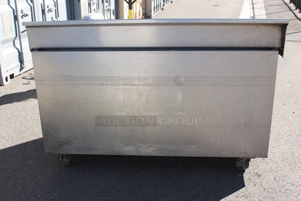 Stainless Steel Work Top On Cabinet Base W/ (2) Shelves 60x30x43 - Image 6 of 7