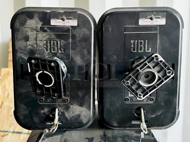 SWEET! JBL Compact CSS-1S/T 5-1/4" 2-Way 10 Watt 100V/70V/8-Ohm Loudspeakers With Wall Mount Hardware 2x Your Bid - Image 3 of 8