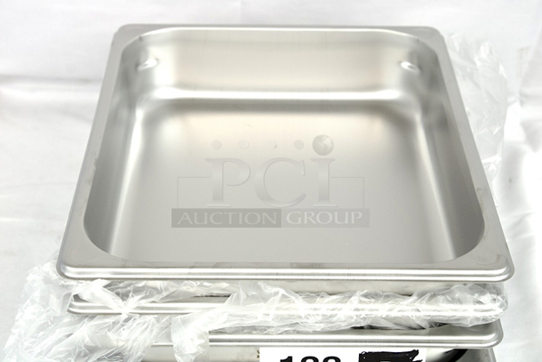 NEW/NEVER USED! (3) Vigor 1/2 Size 2 1/2" Deep Anti-Jam Stainless Steel Steam Table / Hotel Pan - 22 Gauge & (4) 1/2 Size 2 1/2" Deep Anti-Jam Perforated Stainless Steel Steam Table / Hotel Pan - 22 Gauge. 7x Your Bid  - Image 5 of 9